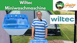 Wiltec Mini Waschmaschine - ideal für CAMPING und UNTERWEGS.