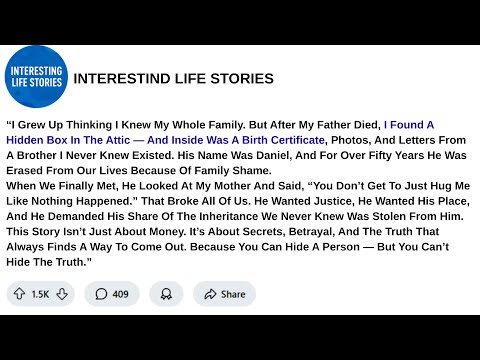 I Discovered A Hidden Brother After 50 Years — And He Wanted Revenge