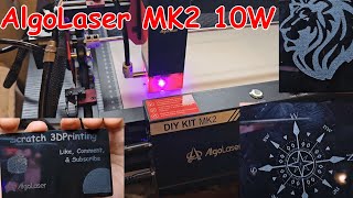 AlgoLaser DIY KIT MK2 10W Laser Engraver | The Level of Detail | Unbox and Review