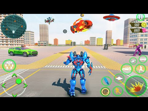 Bus Robot Transform Battle Car - Police Robot Game 3d | Android GamePlay
