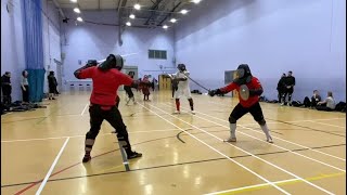 Sabre & Buckler Sparring - Oli v Nick