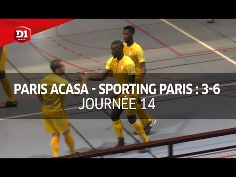 J14 : Paris ACASA - Sporting Paris (3-6), le résumé