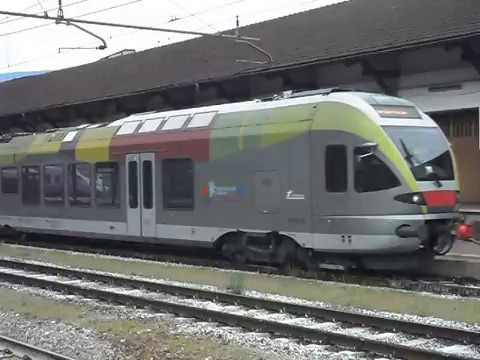 16.08.2017. TRENO REGIONALE ETR 170 FLIRT SAD IN A BOLZANO (BZ).