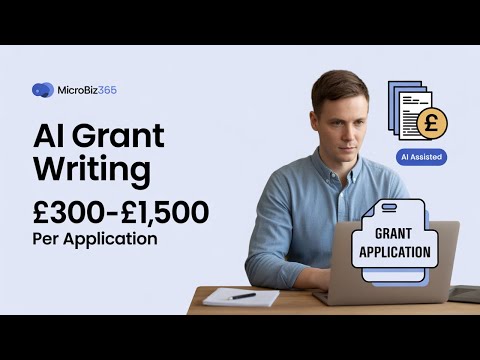 Start a Grant Writing Business: Start This for Under £300 - low-cost business idea