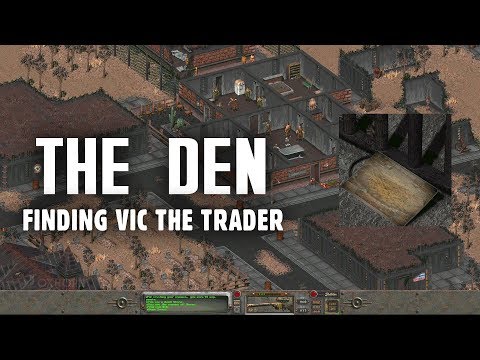 The Story of Fallout 2 Part 3: Finding Vic the Trader at The Den - Fallout 2 Lore