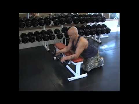 Neutral Dumbell Wrist Curl Over Bench