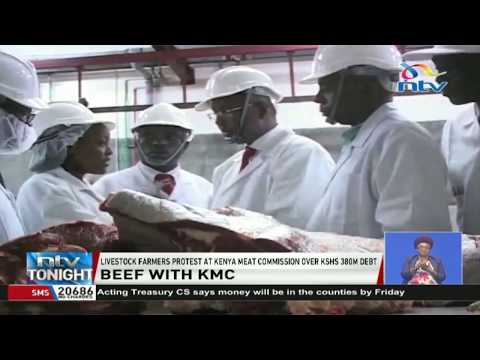 Farmers protest at Kenya Meat Commission over KSh. 380M debt