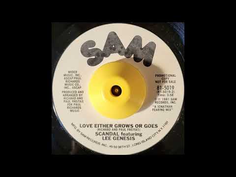 Scandal featuring Lee Genesis  - Love Either Grows Or Goes (45 Version) - Modern Soul Boogie Disco