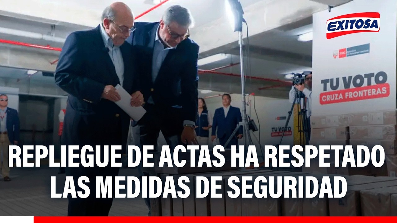 🔴🔵ONPE niega manipulación de actas del exterior:“El documento que vale para el proceso es el físico”