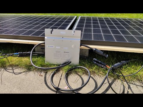 Balkonkraftwerk anschließen (Solarmodule, Wechselrichter, Haus) - so wird alles verbunden