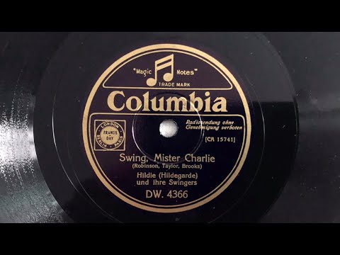 HILDEGARDE Swing, Mister Charlie - HEINZ SANDAUER You Are My Lucky Star 1936 London:Wien Swing