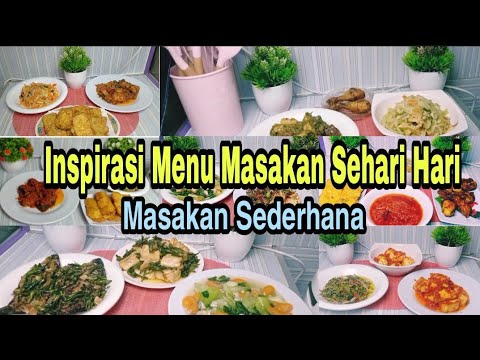 INSPIRASI MENU MASAKAN UNTUK SATU MINGGU ||MASAK SEDERHANA ||MASAK DI DAPUR KONTRAKAN 3 PETAK