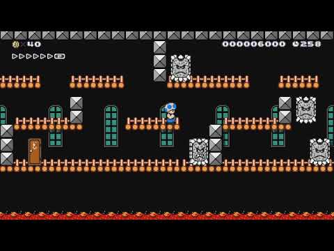 THE クッパ城 !  The Bowser castle! by xxNNiixx - Super Mario Maker 2 - No Commentary 1bv