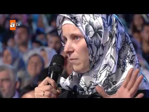 Müslümanlığı seçen Moldovalı kadının Prof. Dr. Nhat Hatipoğlu karşısında duygusal anları - atv