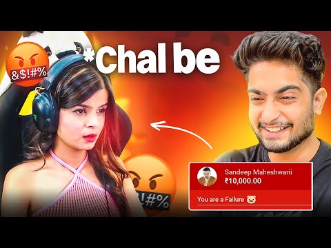 Sandeep Maheshwari Roasted Beautiful Streamers 🤣 ft. @KrutikaPlays