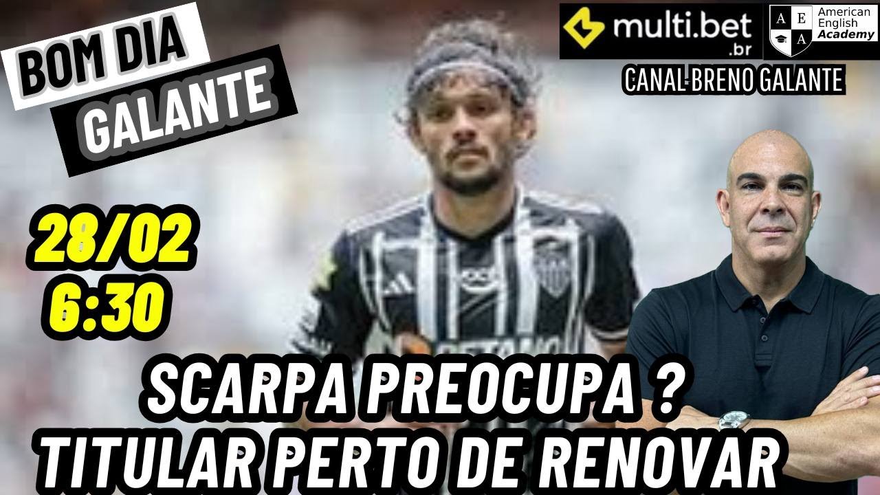 🚨AO VIVO🚨 SCARPA PREOCUPA ❓ TITULAR PRÓXIMO DE RENOVAR 🛑 CUCA QUER ZAGUEIRO