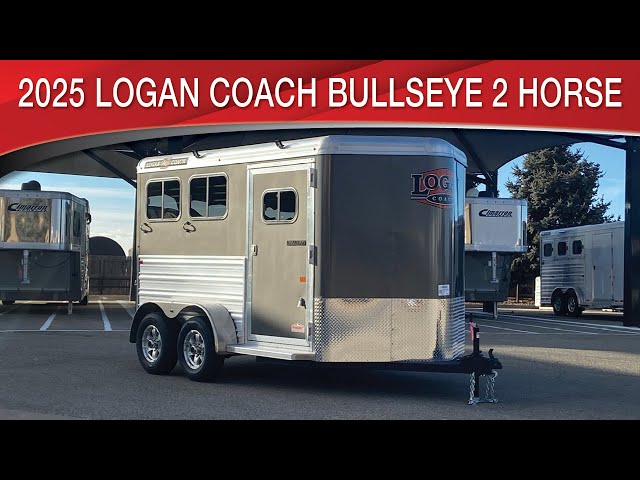 Preview image of 2025 Logan Coach Bullseye 2 Horse Bumper Pull youtube video