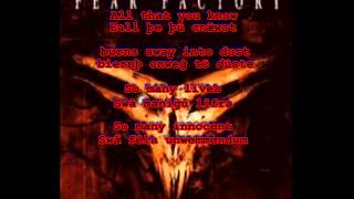 Fear Factory - 540,000 Fahrenheit [Old English Lyrics]