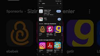Telefona MHRS Uygulaması Yükleme | Merkezi Hekim Randevu Sistemi Telef