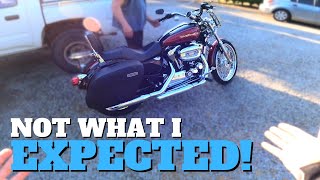 FIRST Time Riding A Harley! | Harley Davidson Sportster