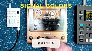 Video thumbnail for T-Rex Replicator D'Luxe First Look w/ Synths (Elektron Digitone) by Duskmos