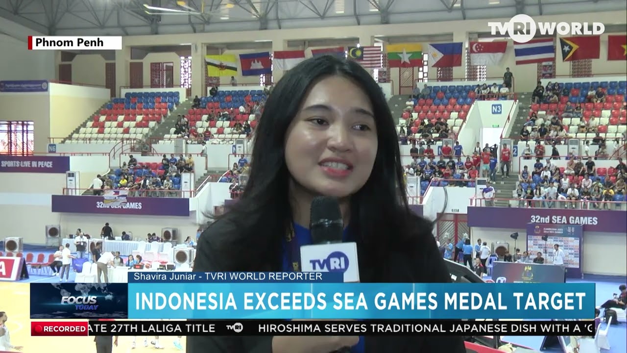 INDONESIA EXCEEDS SEA GAMES MEDAL TARGET