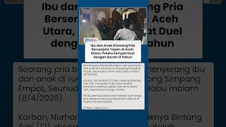 Kejam! Pria Bersajam Serang Ibu dan Anak di dalam Rumah, Sempat Duel dengan Bocah 12 Tahun