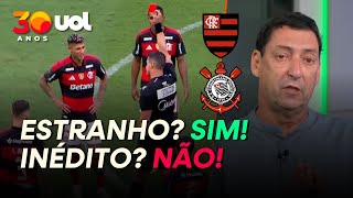'EXPULSÃO ATRASADA' DE CARRASCAL EM CORINTHIANS X FLAMENGO NÃO É CASO INÉDITO NEM ILEGAL; PVC CONTA