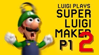SO UNFAIR ALREADY!!  Luigi plays: SUPER LUIGI MAKE