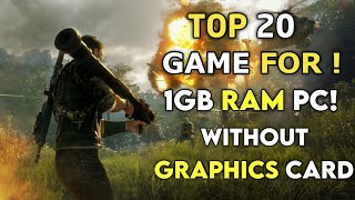 Top 20 High Graphics Games for LOW END PC | 1GB RAM | 2GB RAM | 512MB | VRAM |Dual Core PC's 2022