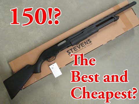 Best Home Defense Shotgun For The Money?? Savage Stevens 320 12 Gauge Pump Action Shotgun for $150!