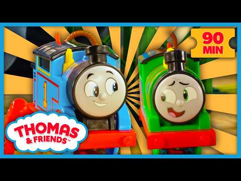 Thomas & His Best Friend Percy! | Thomas & Friends: Watch Out Thomas! | 90 Minutes! - Kids TV Series, Kingdom Kids Zone - Thomas & Friends