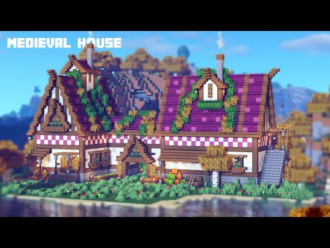 Akila Gaming - Minecraft: How to Build a Medieval/Fantasy House | Easy Medieval House Tutorial