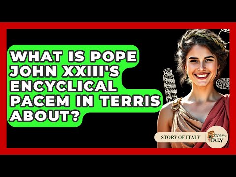 What Is Pope John XXIII's Encyclical Pacem In Terris About? - Story Of Italy