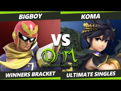 DAT Monday Meltdown 224 - BigBoy (Captain Falcon) Vs. KOMA (Dark Pit) SSBU Ultimate Tournament