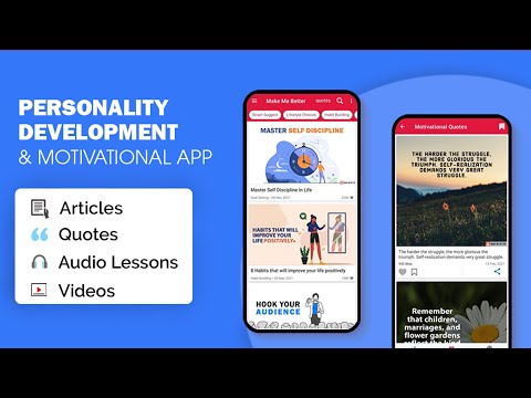 Make Me Better -Motivation App Video