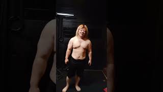 筋トレダイエット さっきの続き チューブ つり輪 ジョジョ第1部壁登りディオ？ꉂ🤣𐤔笑 サンドバック パンチ 蹴り？ 足回り柔軟性失いおじいちゃんですꉂ🤣𐤔笑笑