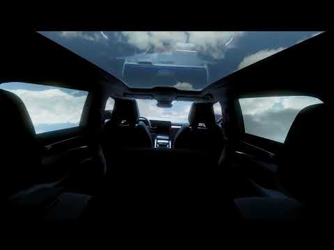 All new Renault Espace Interior with big glass roof