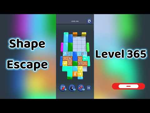 🔥 Shape Escape Level 365 Walkthrough | Can You Solve It? 🧠💥