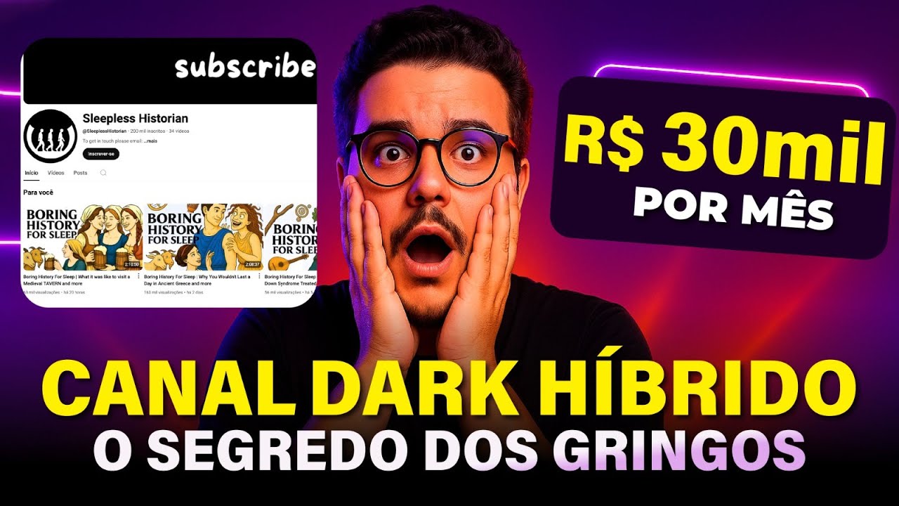 Canal dark híbrido: a nova onda que está imprimindo dinheiro na gringa (replique)