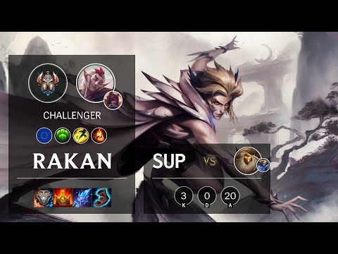 Rakan Support vs Bard - EUW Challenger Patch 10.16