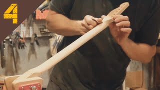 Shaping the neck // my 1st electric build ep.4