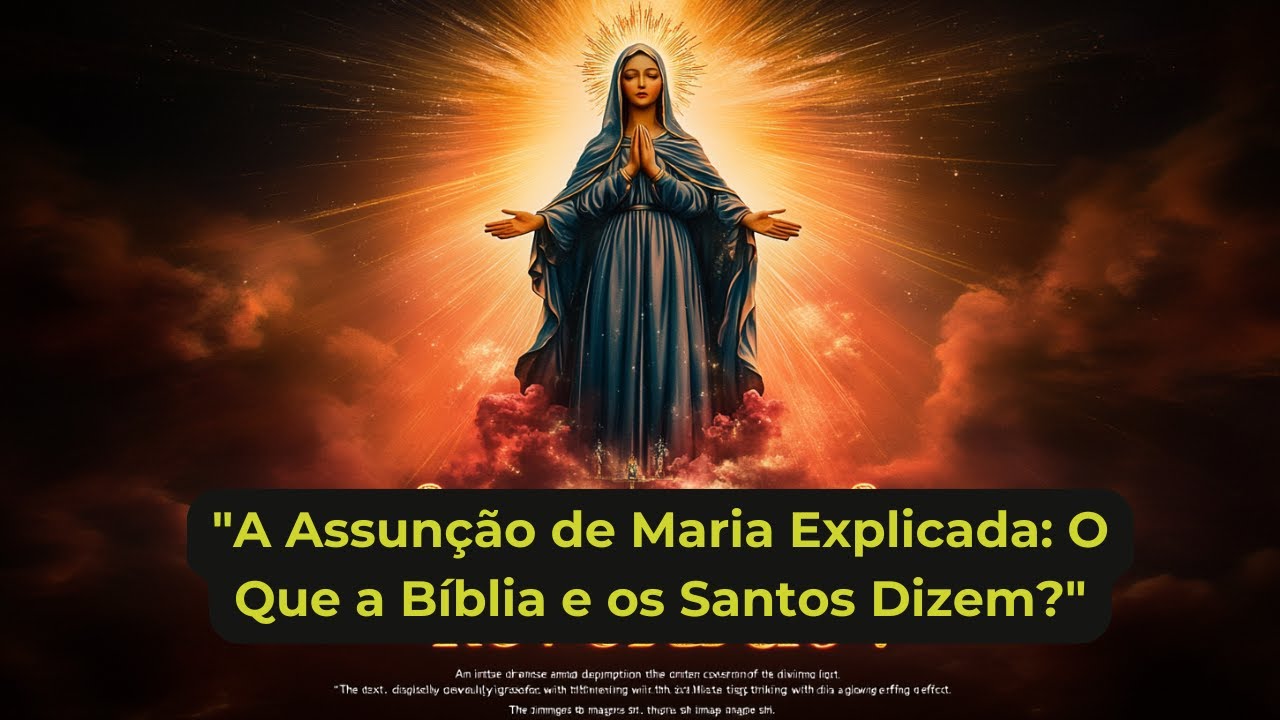 "A Assunção de Maria Explicada: O Que a Bíblia e os Santos Dizem?"