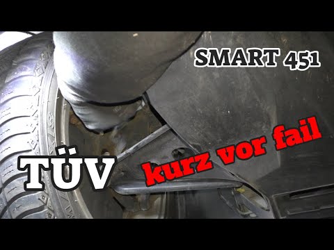 TÜV - close to fail - Smart 451