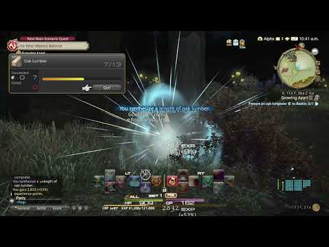 FINAL FANTASY XIV SOLO PLAYTHROUGH #148: CARPENTER LEVEL 35 CLASS QUEST