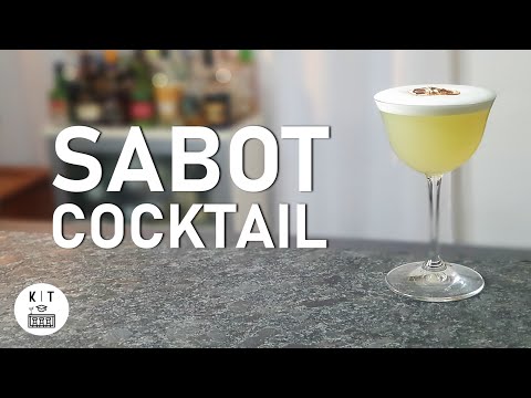 Sabot, ein Champagner Cocktail mit Yuzilla Citrus-Gin - Granatenstark oder überraschend elegant?