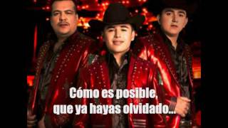 NO COMPRENDO - LOS PLEBES DEL RANCHO (LETRA)