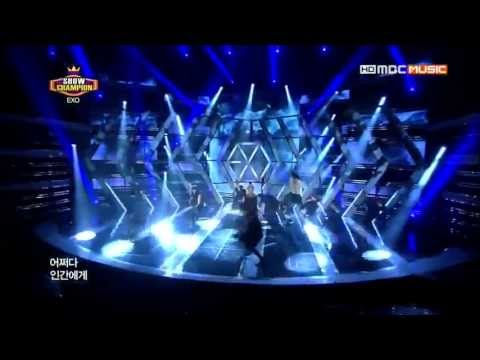 [720p] 130612 EXO - WOLF @ Music Show Champion
