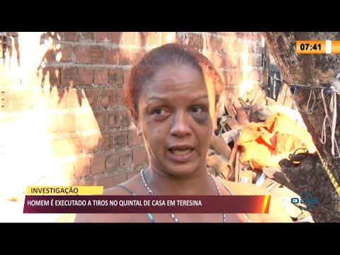 Rivais pulam cerca e executam homem no quintal da residência em Teresina 09 07 2021