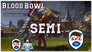Blood Bowl 2 - SFL S9 - Semi Final - Jimmy Fantastic (Lizardman) vs GDayNick (Elven Union)